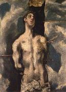 El Greco St Sebastian oil